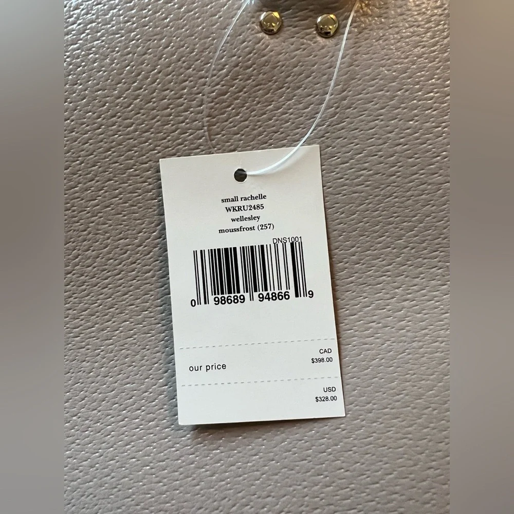 NWT KATE SPADE ♠️ Small Rachelle Wellesley in Moussfrost